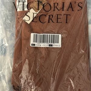 VS PINK Ribbed Flare Leggings